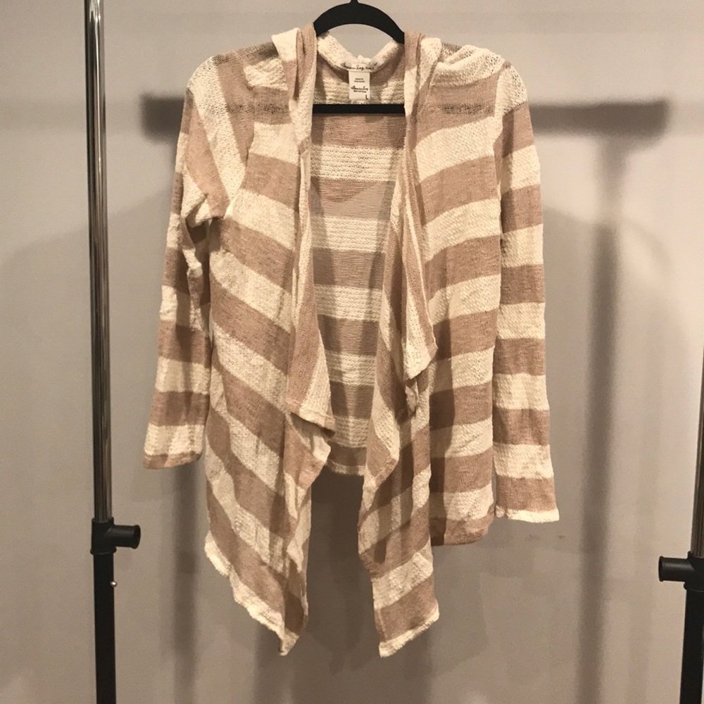 Tan and Cream Sweater